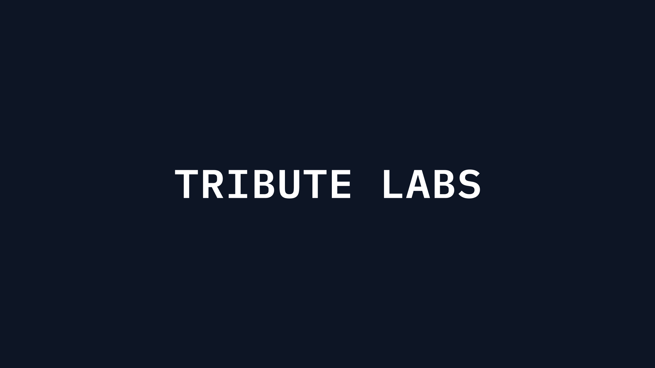 Tribute Labs trusts Center to power its complex data needs logo